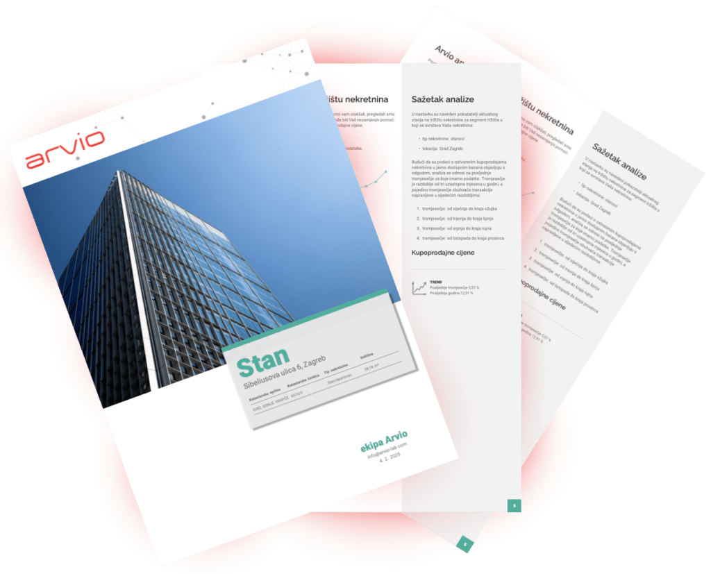 Prikaz izvješća procjene vrijednosti nekretnine